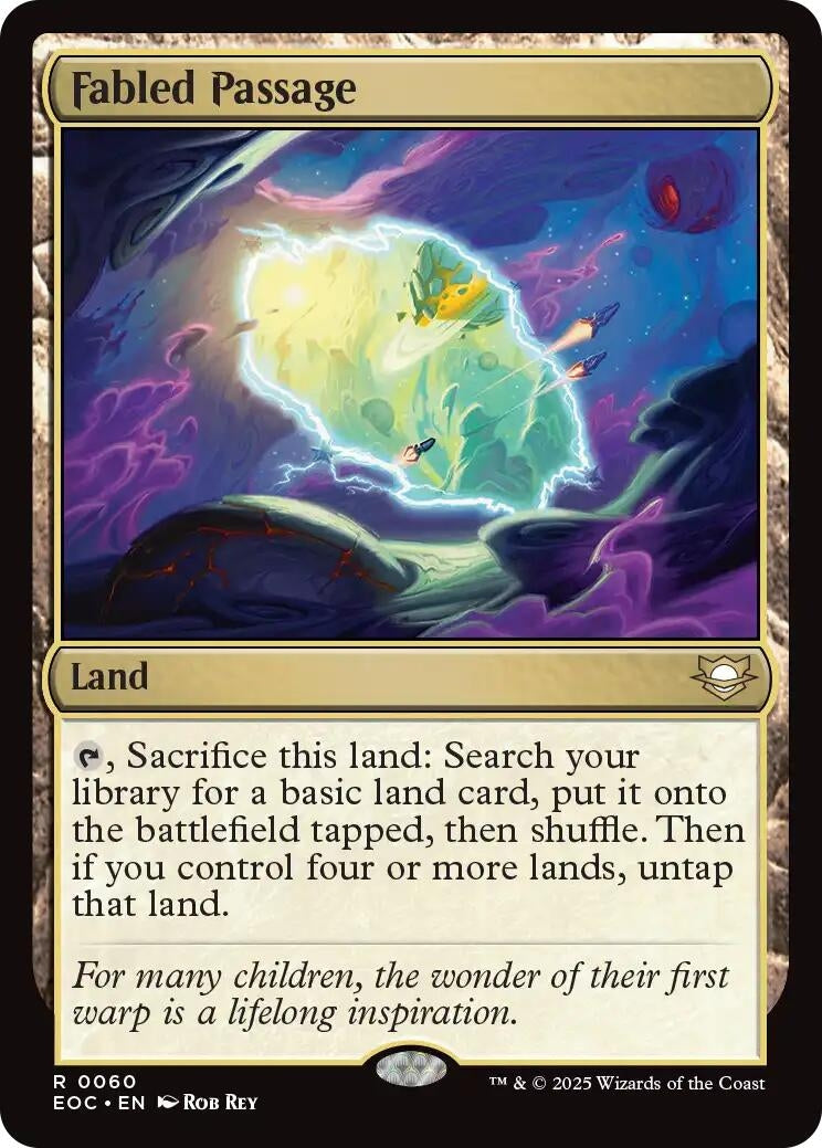 Image for Fabled Passage (60) - Magic: The Gathering