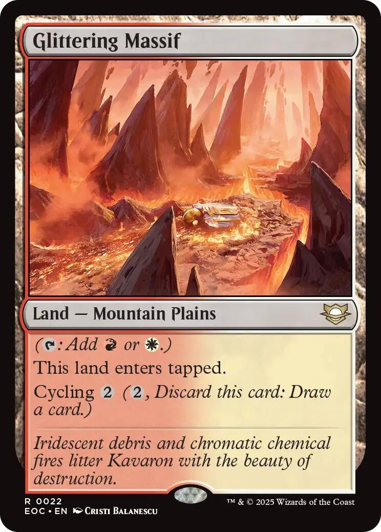 Image for Glittering Massif (22) - Magic: The Gathering