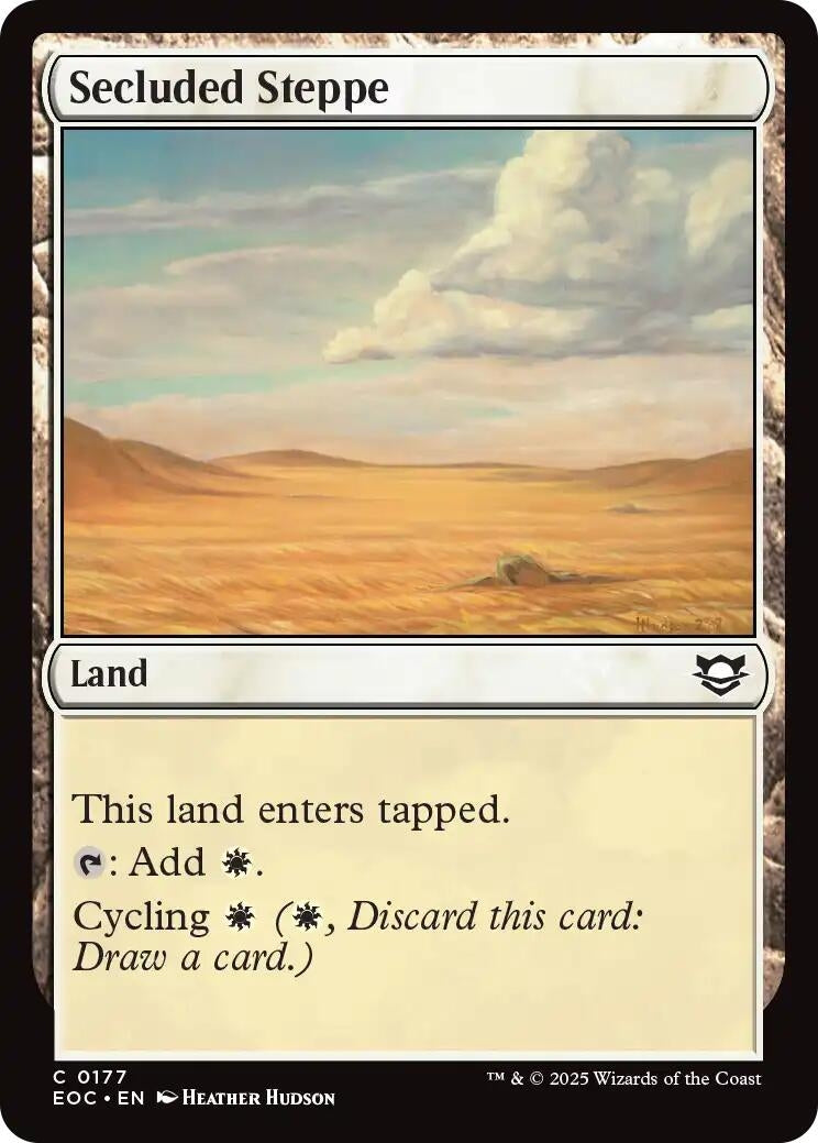 Image for Secluded Steppe (177) - Magic: The Gathering