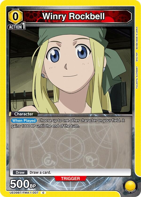 Image for Winry Rockbell (007) (UE09BT/FMA-1-007) (UE09BT: FULLMETAL ALCHEMIST) - Union Arena