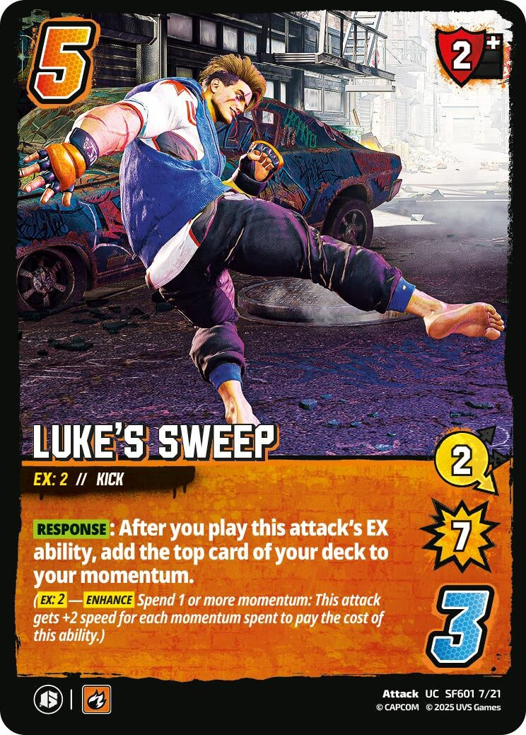 Image for Luke's Sweep (SF601 7/21) (Challenger Series: Street Fighter 6) - UniVersus
