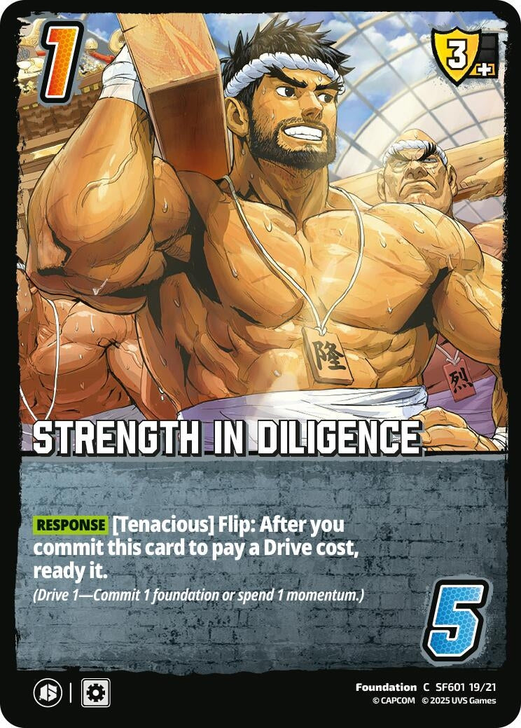 Image for Strength in Diligence (SF601 19/21) (Challenger Series: Street Fighter 6) - UniVersus