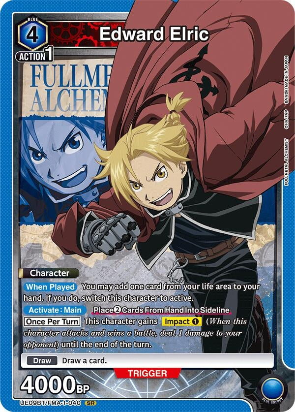 Image for Edward Elric (040) (UE09BT/FMA-1-040) (UE09BT: FULLMETAL ALCHEMIST) - Union Arena