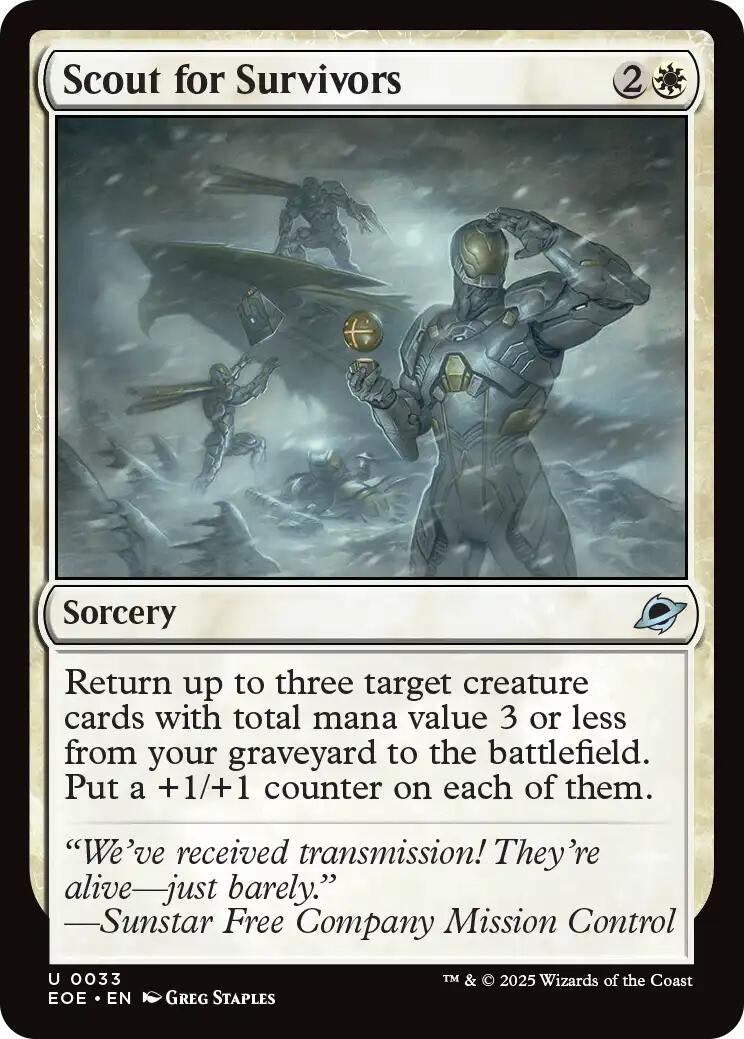 Image for Scout for Survivors (33) (Edge of Eternities) - Magic: The Gathering