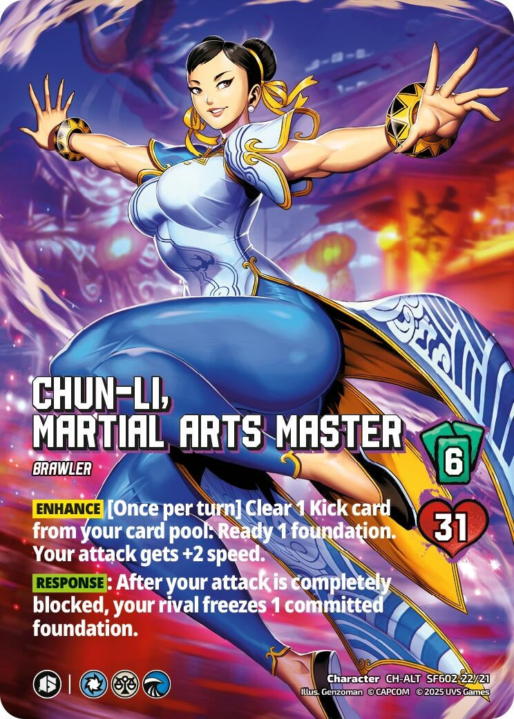Image for Chun-Li, Martial Arts Master (Alternate Art) (SF602 22/21) (Challenger Series: Street Fighter 6) - UniVersus