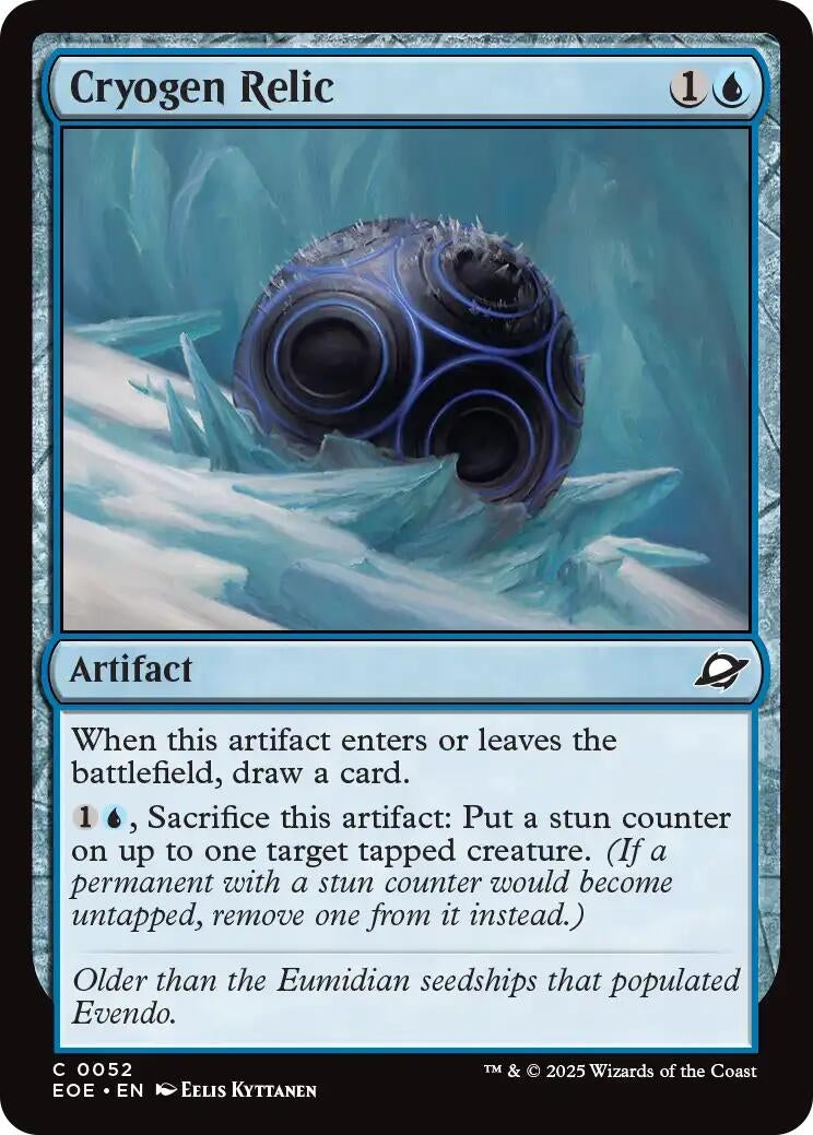 Image for Cryogen Relic (52) (Edge of Eternities) - Magic: The Gathering