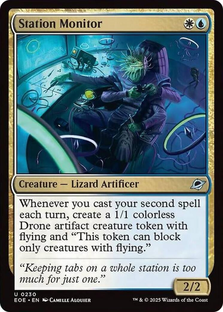 Image for Station Monitor (230) (Edge of Eternities) - Magic: The Gathering