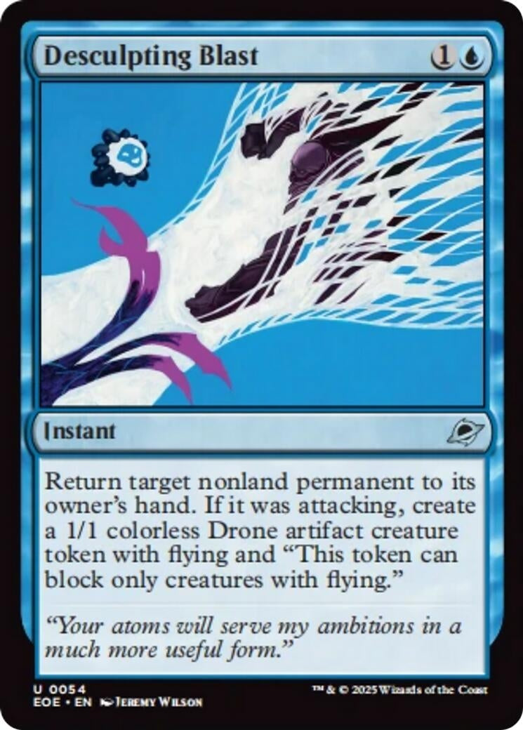Image for Desculpting Blast (54) (Edge of Eternities) - Magic: The Gathering