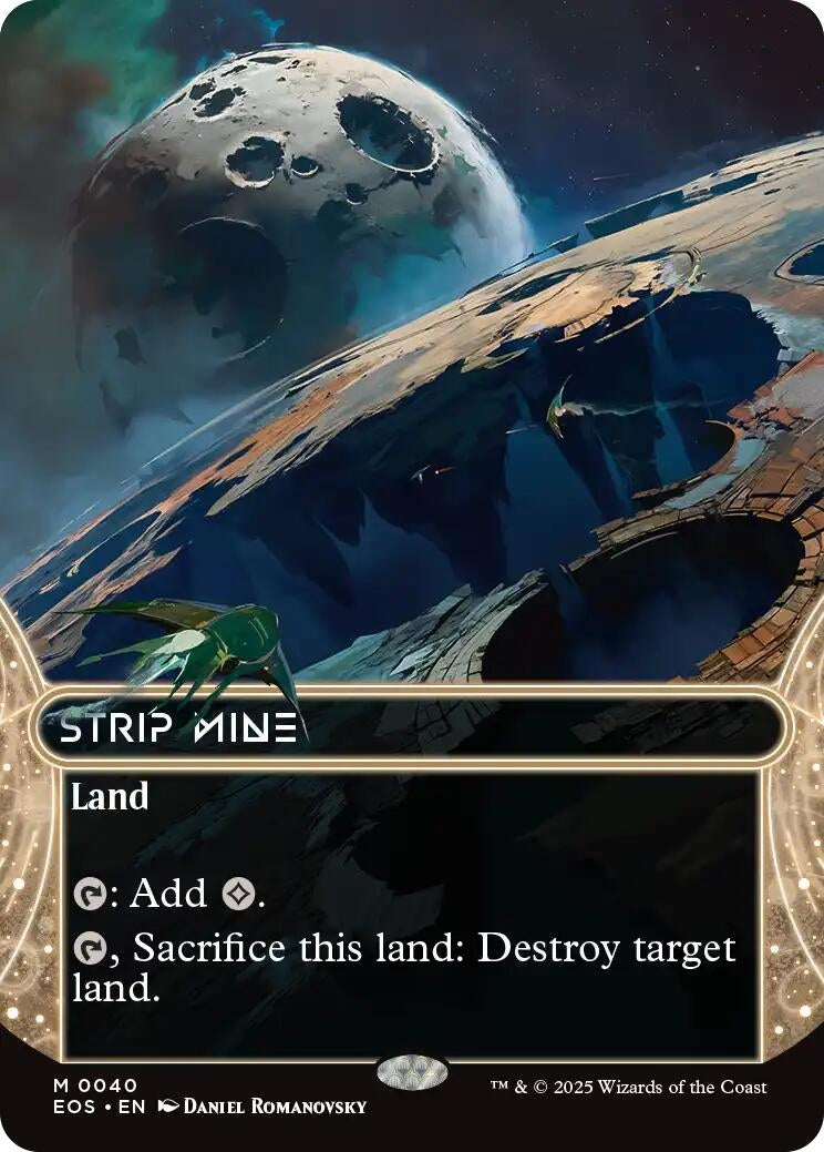 Image for Strip Mine (0040) (Borderless) (40) (Edge of Eternities: Stellar Sights) - Magic: The Gathering