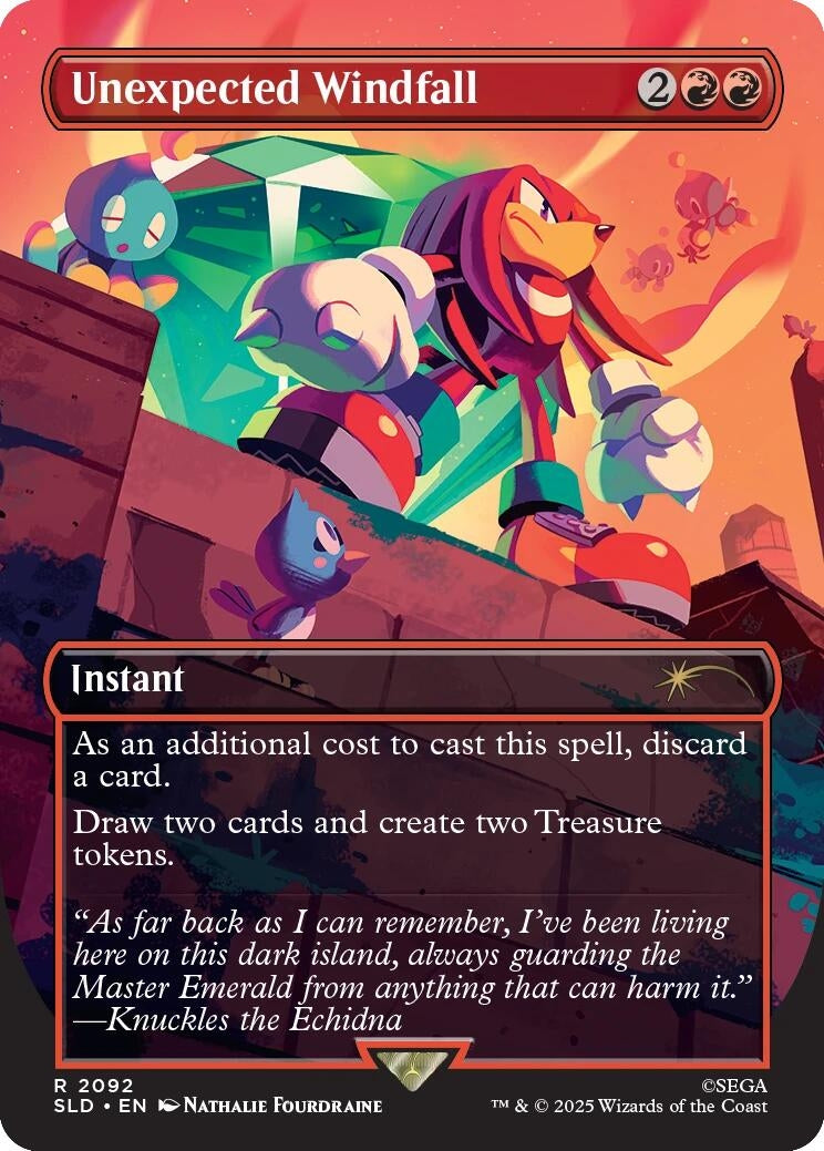 Image for Unexpected Windfall (2092) (2092) - Magic: The Gathering