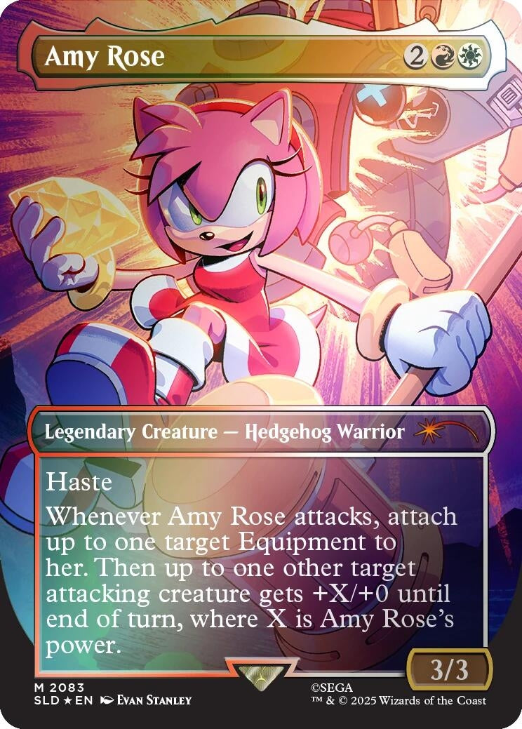 Amy Rose (Rainbow Foil) (2083) (Secret Lair Drop Series)