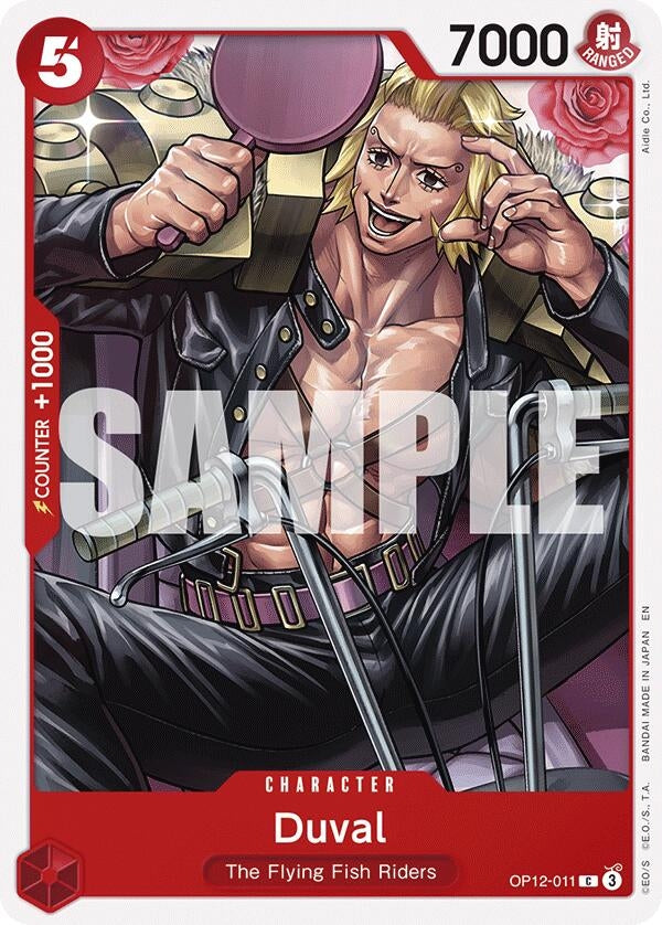 Image for Duval (OP12-011) (Legacy of the Master) - One Piece Card Game