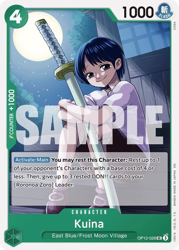Image for Kuina (OP12-026) (Legacy of the Master) - One Piece Card Game