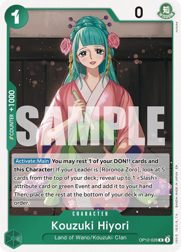 Image for Kouzuki Hiyori (OP12-028) (Legacy of the Master) - One Piece Card Game