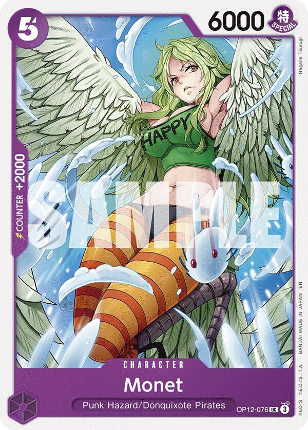 Image for Monet (OP12-076) (Legacy of the Master) - One Piece Card Game