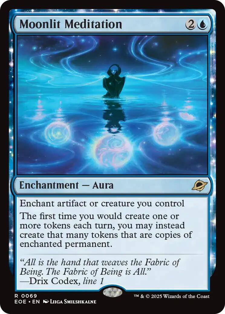 Image for Moonlit Meditation (69) (Edge of Eternities) - Magic: The Gathering