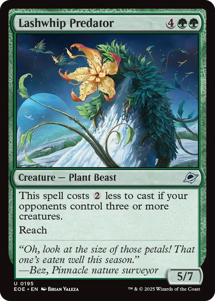 Image for Lashwhip Predator (195) (Edge of Eternities) - Magic: The Gathering