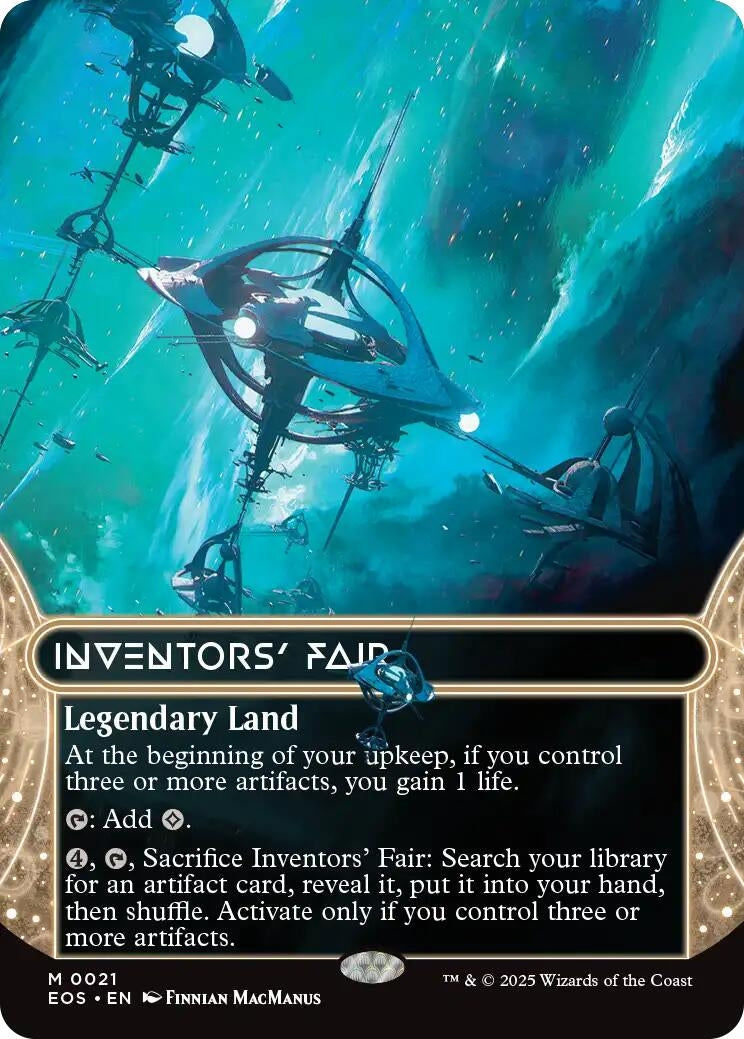 Image for Inventors' Fair (0021) (Borderless) (21) (Edge of Eternities: Stellar Sights) - Magic: The Gathering