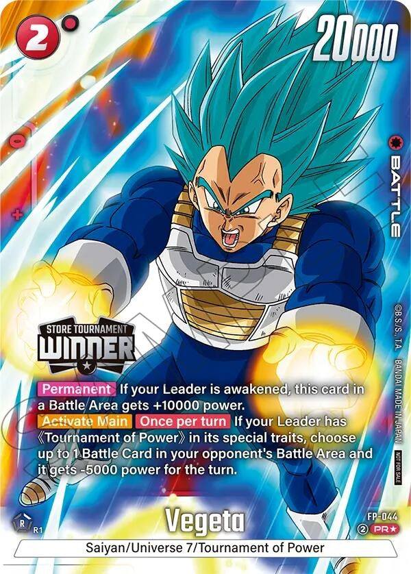 Image for Vegeta - FP-044 (Tournament Pack -Winner- 07) (FP-044) - Dragon Ball Super: Fusion World