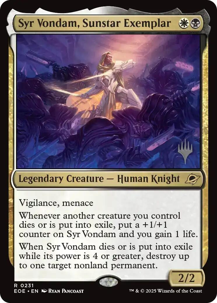 Image for Syr Vondam, Sunstar Exemplar (231) - Magic: The Gathering