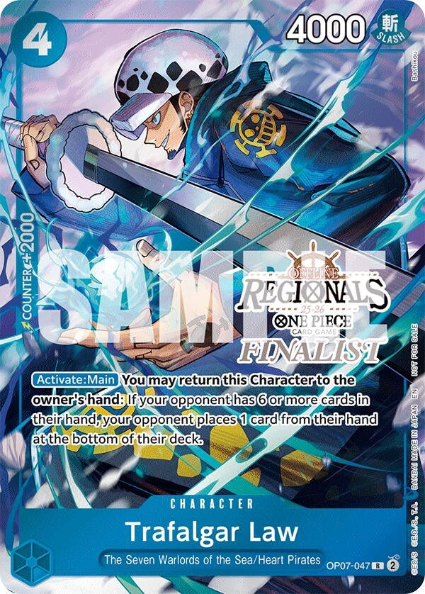 Image for Trafalgar Law (Offline Regional Finalist Card Set 2025 Vol.2) (OP07-047) (One Piece Promotion Cards) - One Piece Card Game