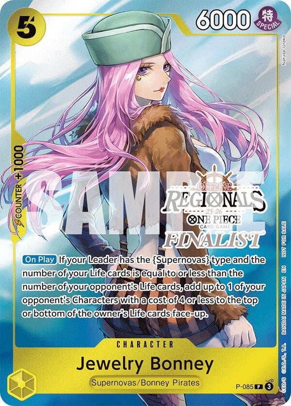 Image for Jewelry Bonney (Offline Regional Finalist Card Set 2025 Vol.2) (P-085) (One Piece Promotion Cards) - One Piece Card Game