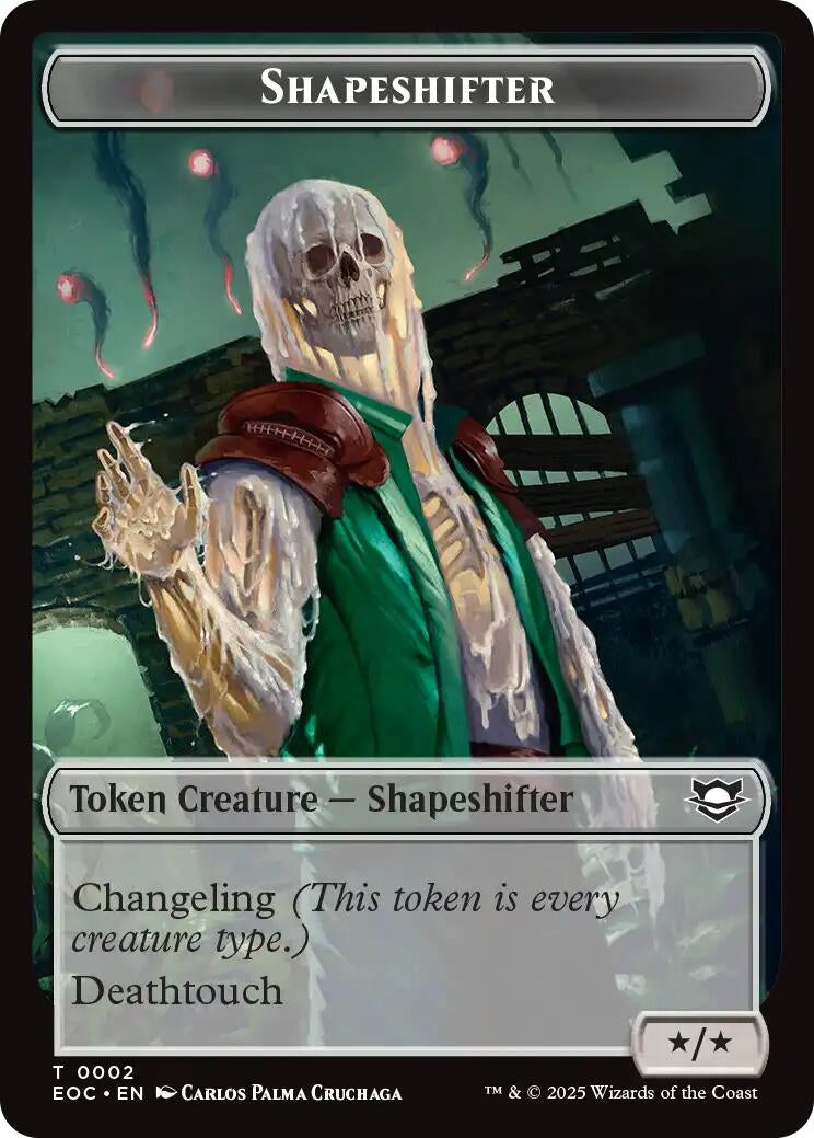 Image for Shapeshifter // Golem (0013) Double-Sided Token (2 // 13) - Magic: The Gathering