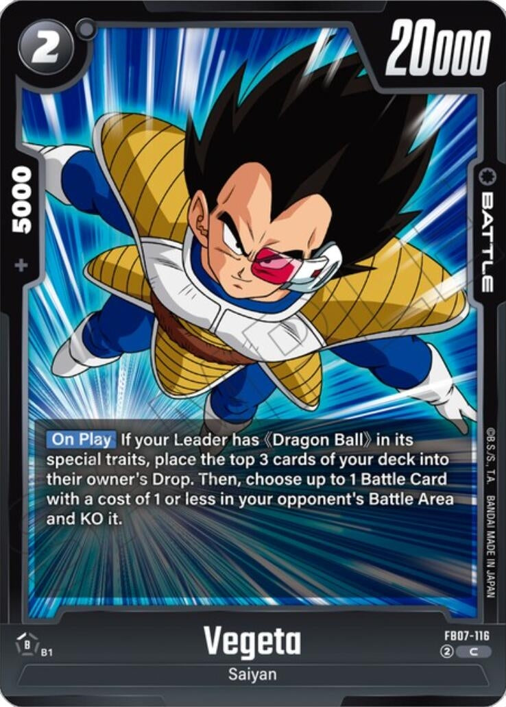 Image for Vegeta (FB07-116) (Wish For Shenron) - Dragon Ball Super: Fusion World