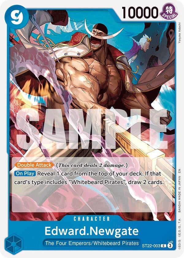 Image for Edward.Newgate (ST22-003) (Starter Deck 22: Ace & Newgate) - One Piece Card Game