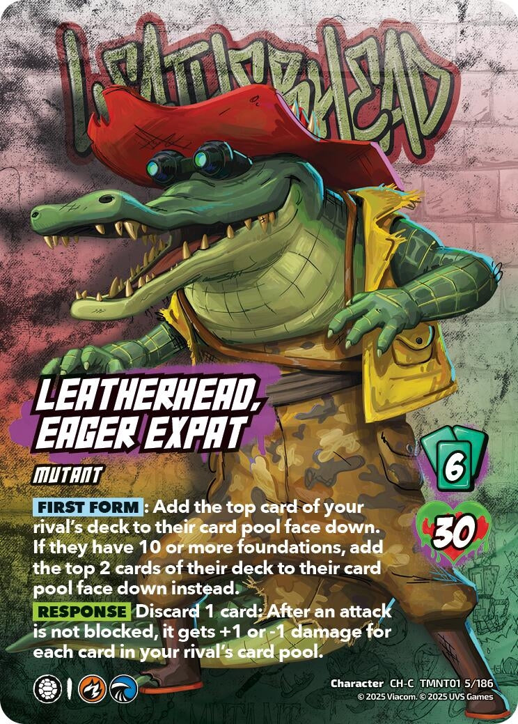 Image for Leatherhead, Eager Expat (TMNT01 5/186) (Teenage Mutant Ninja Turtles) - UniVersus