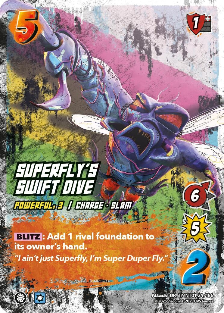 Image for Superfly's Swift Dive (TMNT01 24/186) (Teenage Mutant Ninja Turtles) - UniVersus