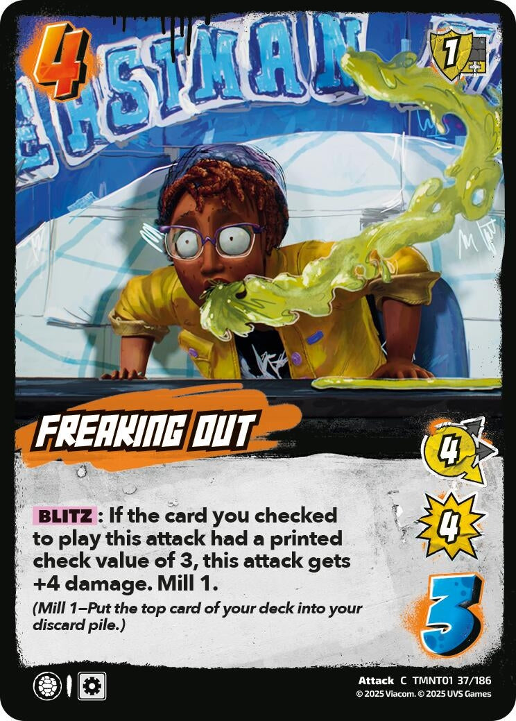 Image for Freaking Out (TMNT01 37/186) (Teenage Mutant Ninja Turtles) - UniVersus