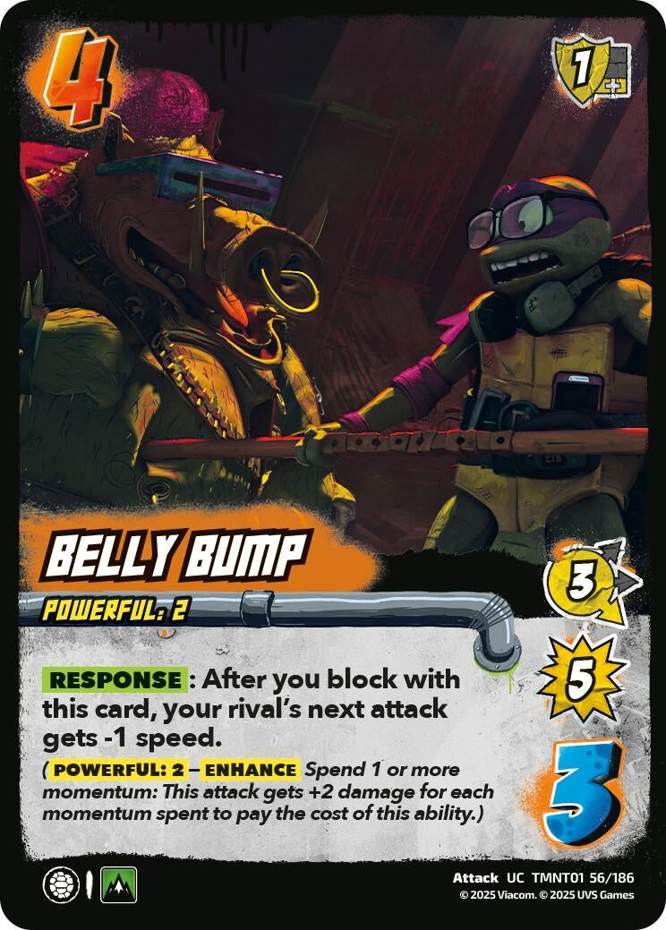 Image for Belly Bump (TMNT01 56/186) (Teenage Mutant Ninja Turtles) - UniVersus