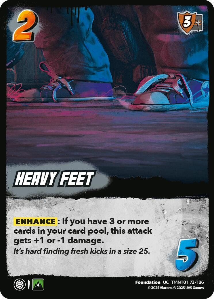 Image for Heavy Feet (TMNT01 73/186) (Teenage Mutant Ninja Turtles) - UniVersus