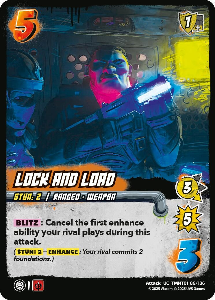 Image for Lock and Load (TMNT01 86/186) (Teenage Mutant Ninja Turtles) - UniVersus