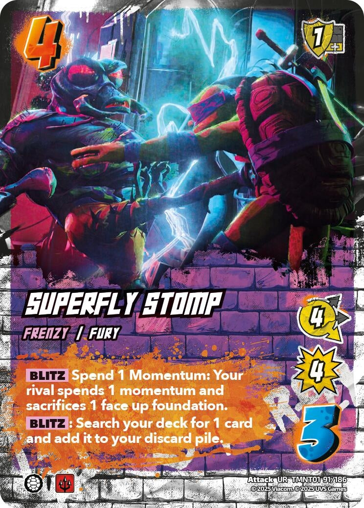 Image for Superfly Stomp (TMNT01 91/186) (Teenage Mutant Ninja Turtles) - UniVersus