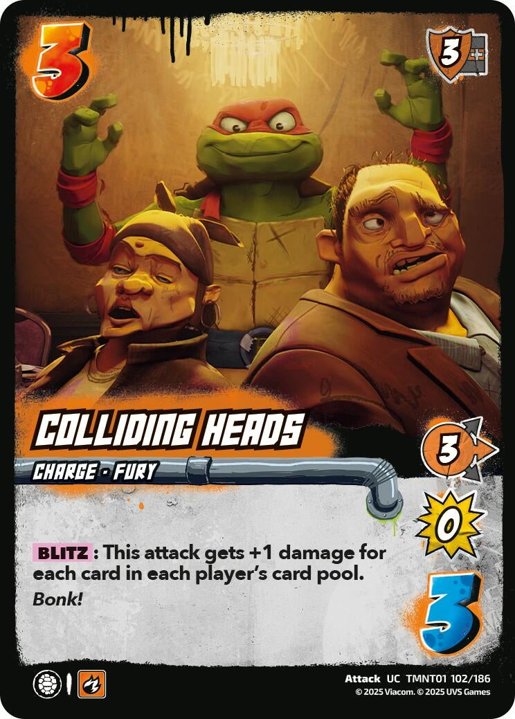 Image for Colliding Heads (TMNT01 102/186) (Teenage Mutant Ninja Turtles) - UniVersus