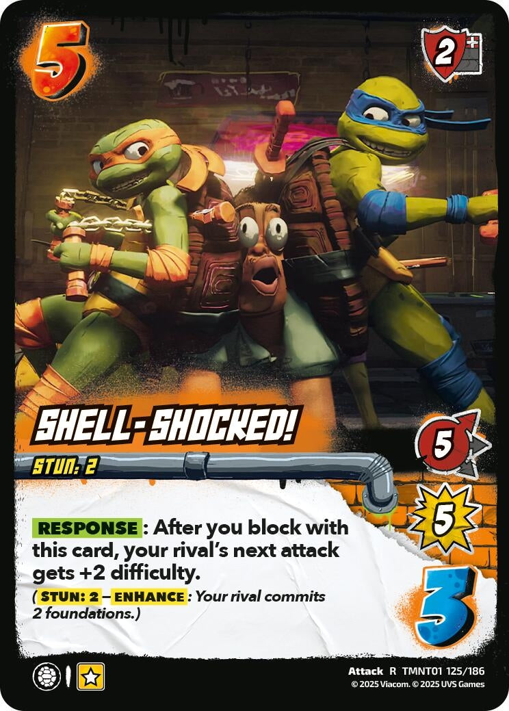 Image for Shell-Shocked! (TMNT01 125/186) (Teenage Mutant Ninja Turtles) - UniVersus