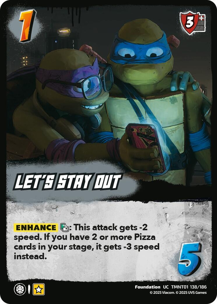Image for Let's Stay Out (TMNT01 138/186) (Teenage Mutant Ninja Turtles) - UniVersus