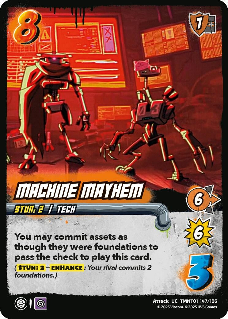 Image for Machine Mayhem (TMNT01 147/186) (Teenage Mutant Ninja Turtles) - UniVersus