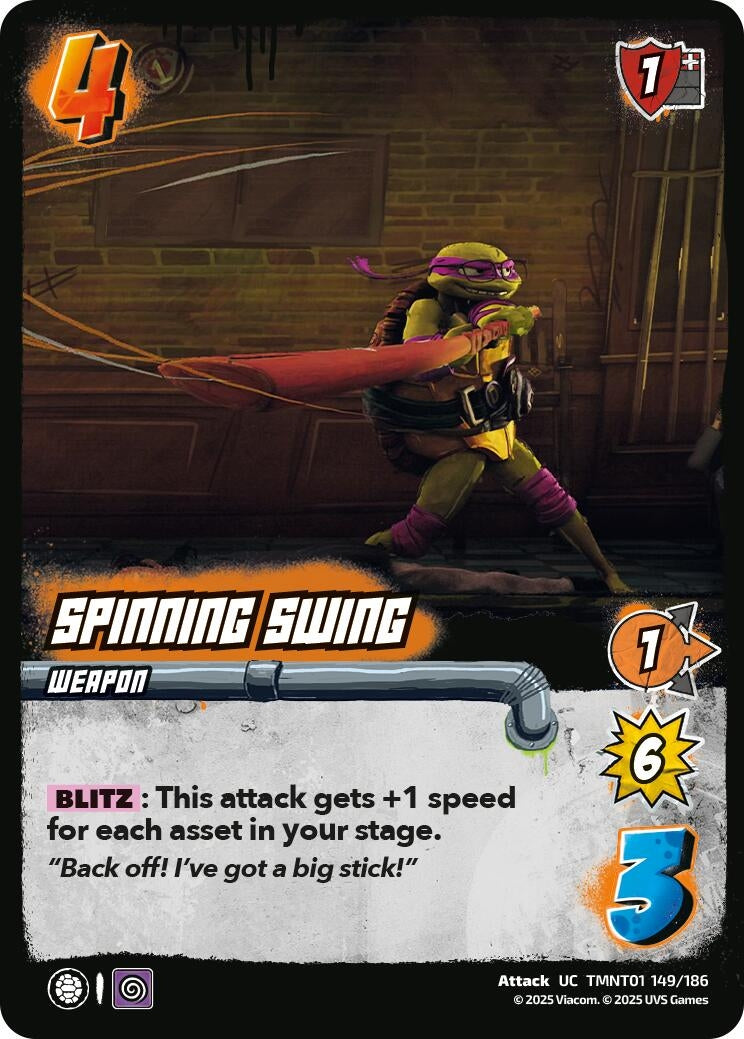 Image for Spinning Swing (TMNT01 149/186) (Teenage Mutant Ninja Turtles) - UniVersus