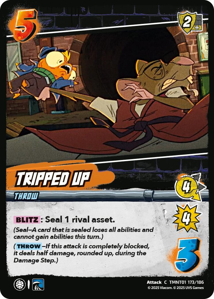 Image for Tripped Up (TMNT01 173/186) (Teenage Mutant Ninja Turtles) - UniVersus
