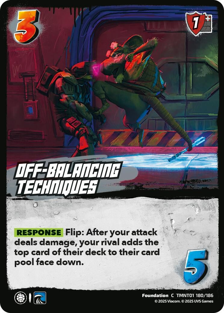 Image for Off-Balancing Techniques (TMNT01 180/186) (Teenage Mutant Ninja Turtles) - UniVersus