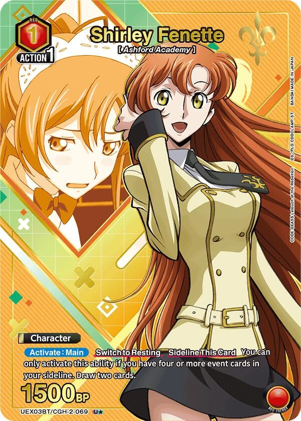 Shirley Fenette (U*) (UEX03BT/CGH-2-069) (UEX03BT: CODE GEASS: Lelouch of the Rebellion Vol.2)