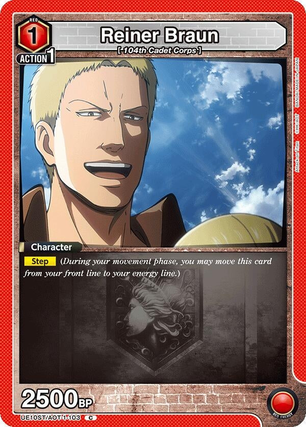 Image for Reiner Braun (UE10ST/AOT-1-103) (UE10ST: Attack on Titan Starter Deck) - Union Arena