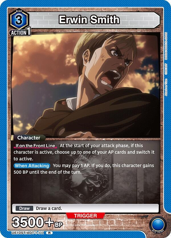 Image for Erwin Smith (UE10ST/AOT-1-111) (UE10ST: Attack on Titan Starter Deck) - Union Arena