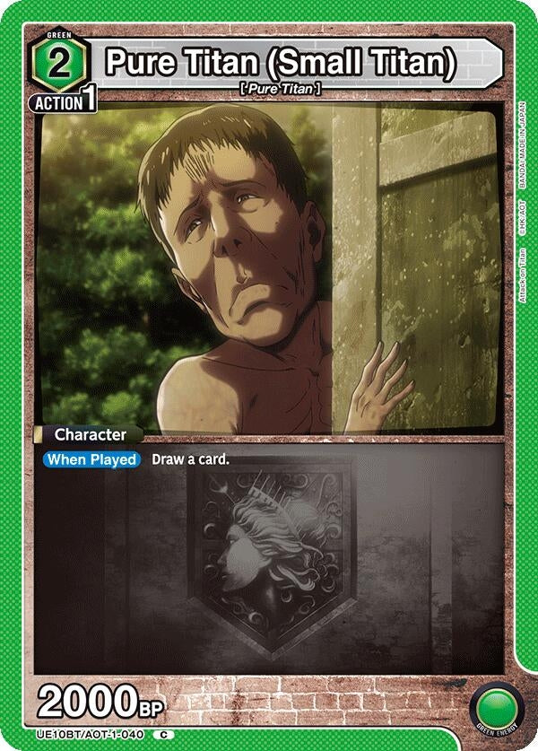 Image for Pure Titan (Small Titan) (UE10BT/AOT-1-040) (UE10BT: Attack on Titan) - Union Arena