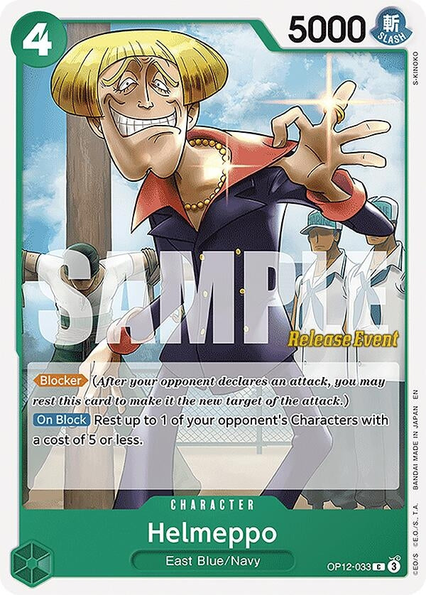 Image for Helmeppo (OP12-033) - One Piece Card Game