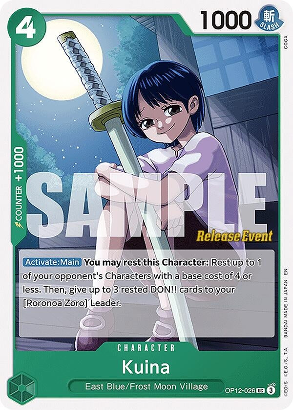 Image for Kuina (OP12-026) - One Piece Card Game