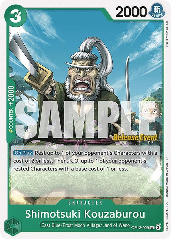 Image for Shimotsuki Kouzaburou (OP12-029) - One Piece Card Game
